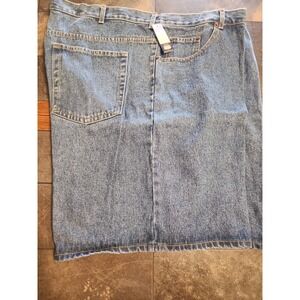 NOS Route 66 BIG Men's Sz 46 Blue Jeans Shorts 100% Cotton NWT
